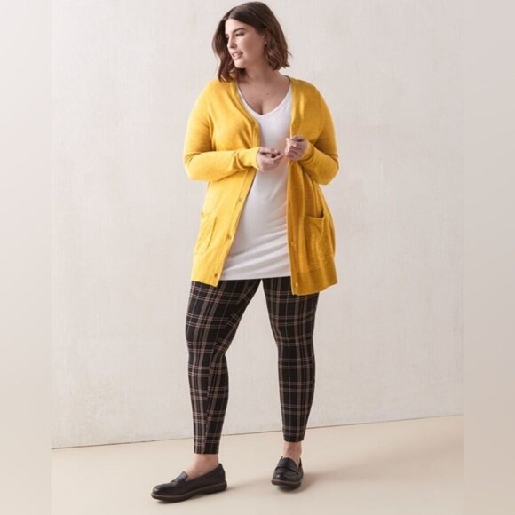 Pennington’s Fashion Plaid-Printed Leggings - In Every Story Size 2x - Picture 2 of 12